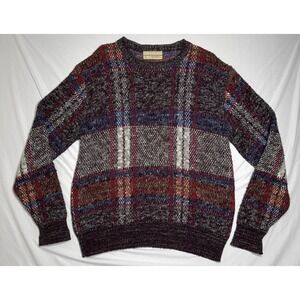 Vintage Loafers Reed St James 90s Grunge Grandpa Multicolor Sweater Mens Medium